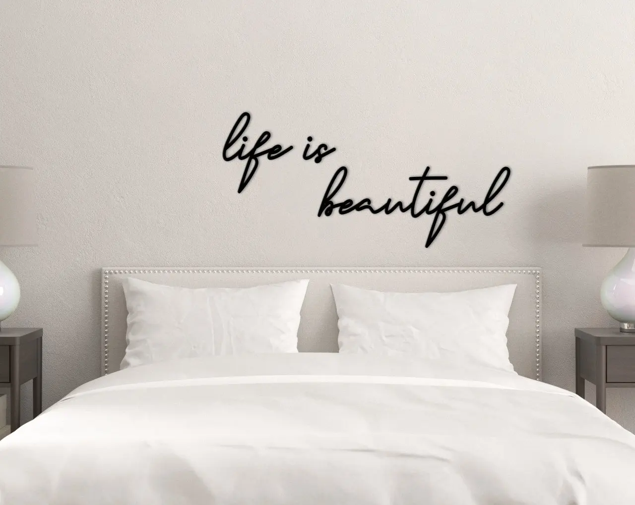 

BK домашней жизни-это красивая деревянная настенная надпись