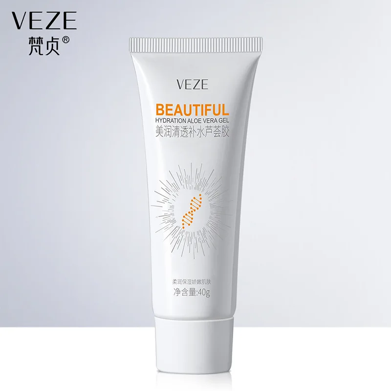 VEZE Moisturizing Aloe Vera Gel Hydrating Moisturizing After Sun Repair Softening Skin