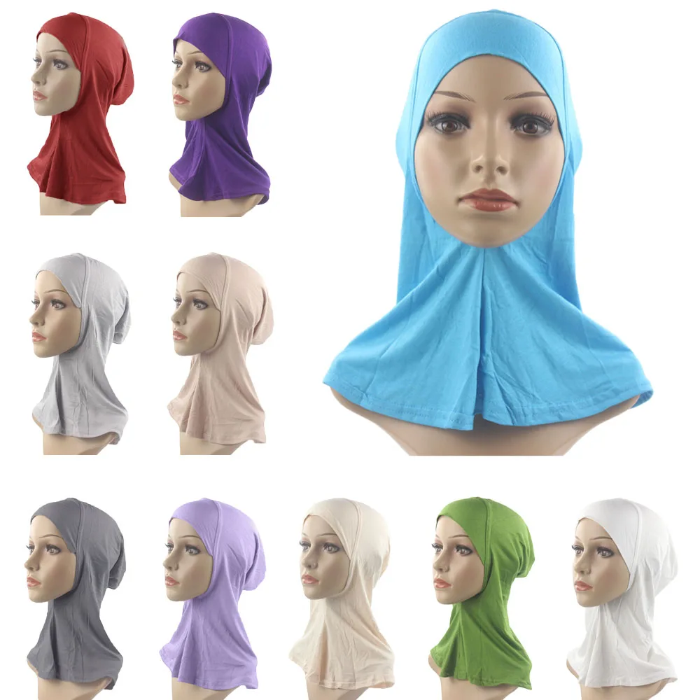 

Muslim Underscarf Women Veil Hijab Modal Head Scarves Muslim Women Scarf Turbans Head For Women Hijabs Cap Hat Islamic Inner Cap