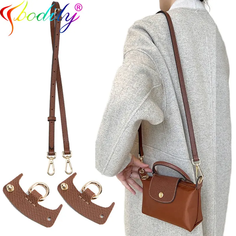 

3 шт., ремни из натуральной кожи для мини-сумок Longchamp
