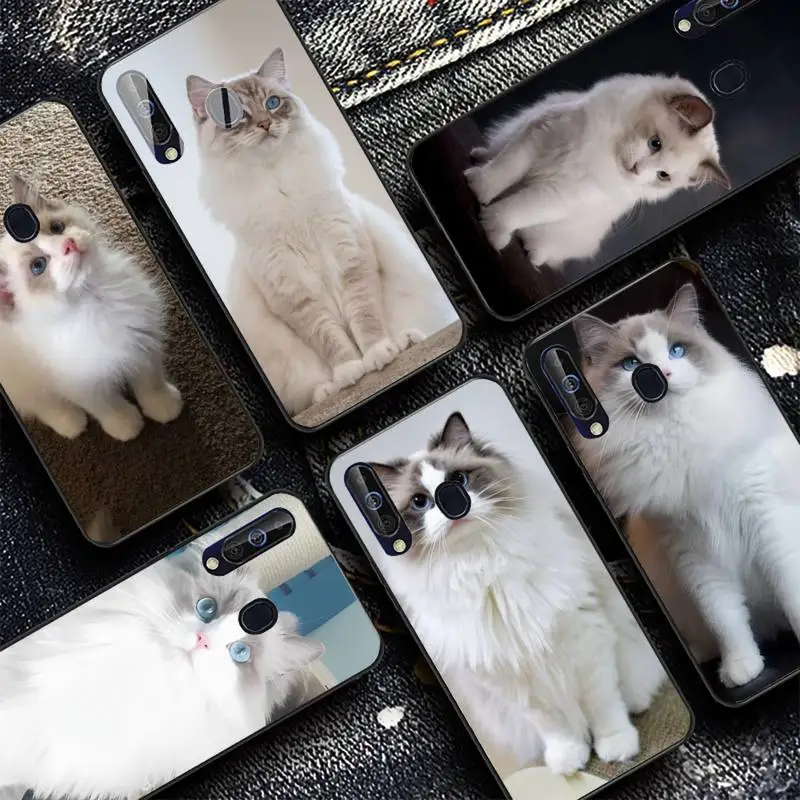 

MaiYaCa Cute doll cat Phone Case for Samsung S20 lite S21 S10 S9 plus for Redmi Note8 9pro for Huawei Y6 cover
