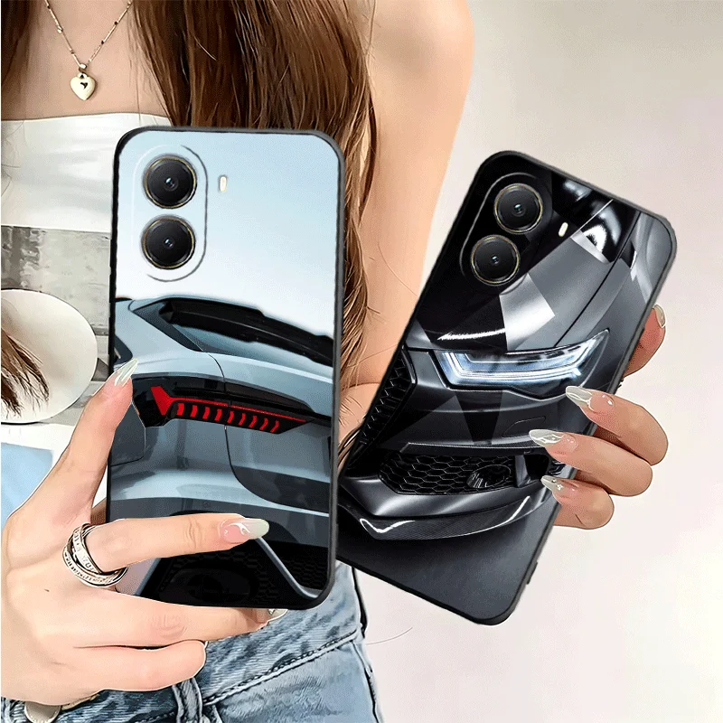 Фото Мягкий силиконовый чехол для телефона Xiaomi Poco M8 F8 X8 Pro Max Sport Car For A-Audis R-RS Shell X7 F7 M7 X6 X5 Redmi 15C 15A X4 X3 M6 №2
