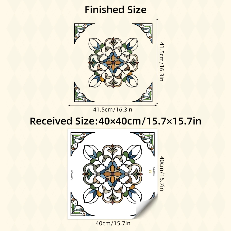 

ПВХ наклейки для стен BRUP, марокканский стиль