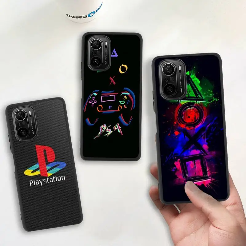 

design-PlayStations buttons Phone Case For Redmi 9A K20 K30 K40 Note 11E 11S 11 10 9 Pro Silicone Soft Cover