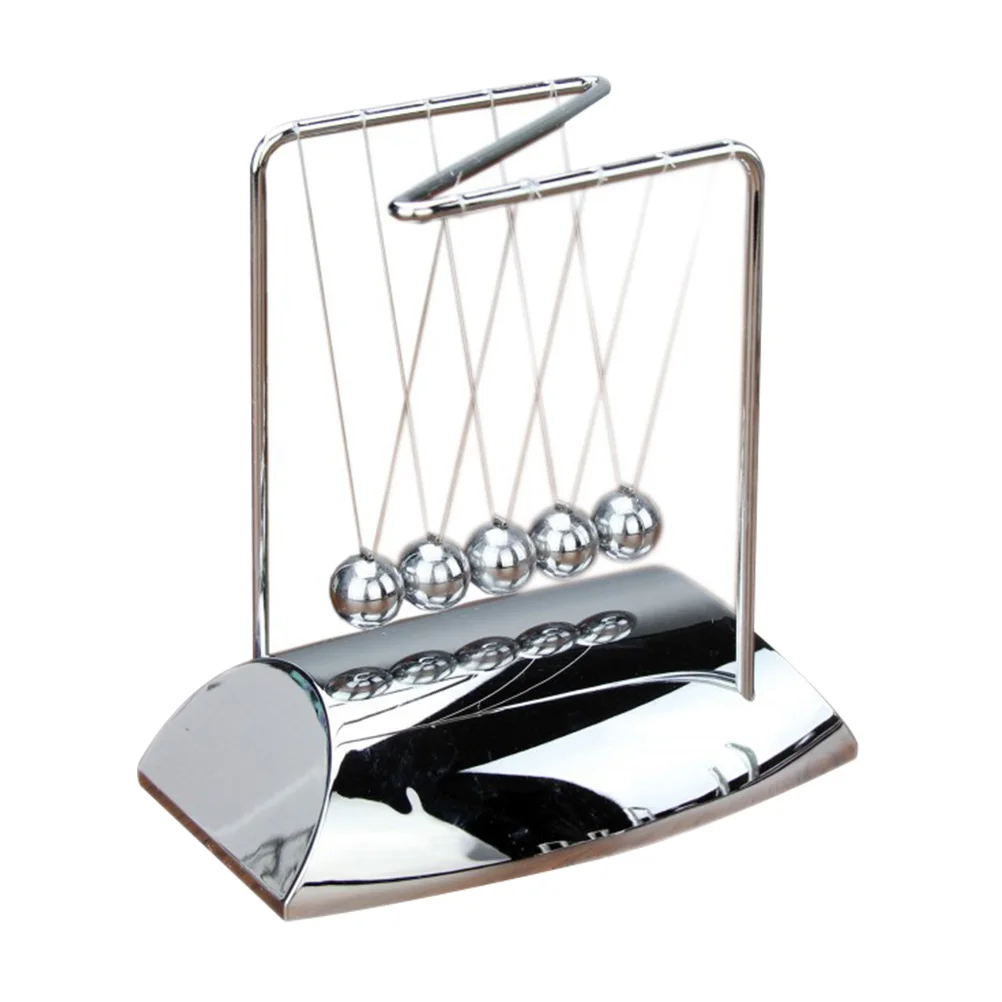 

Balancenewton Cradle Newtons Science Craft Toy Pendulumdesk Physics Chic Physical Decor Perpetual Motion Device Adorn Steel Toys