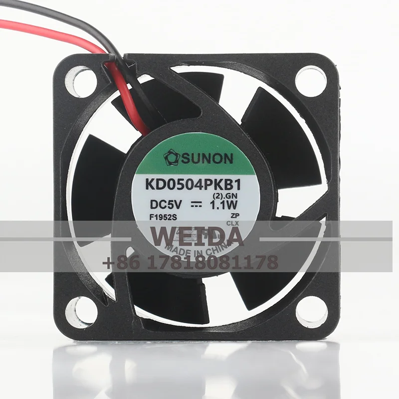 Новый двухпроводный охлаждающий вентилятор SUNON для сервера 4 см KD0504PKB1 (2).GN DC5V 1 Вт