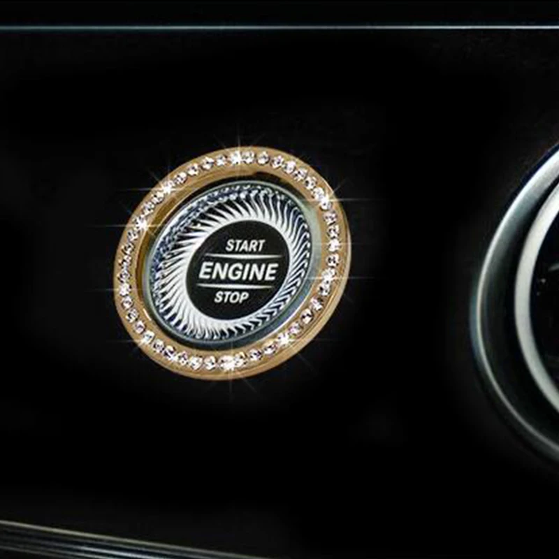 Для Mercedes-Benz E Class W213 2017-2019 Хрустальный стиль старт стоп двигатель переключатель