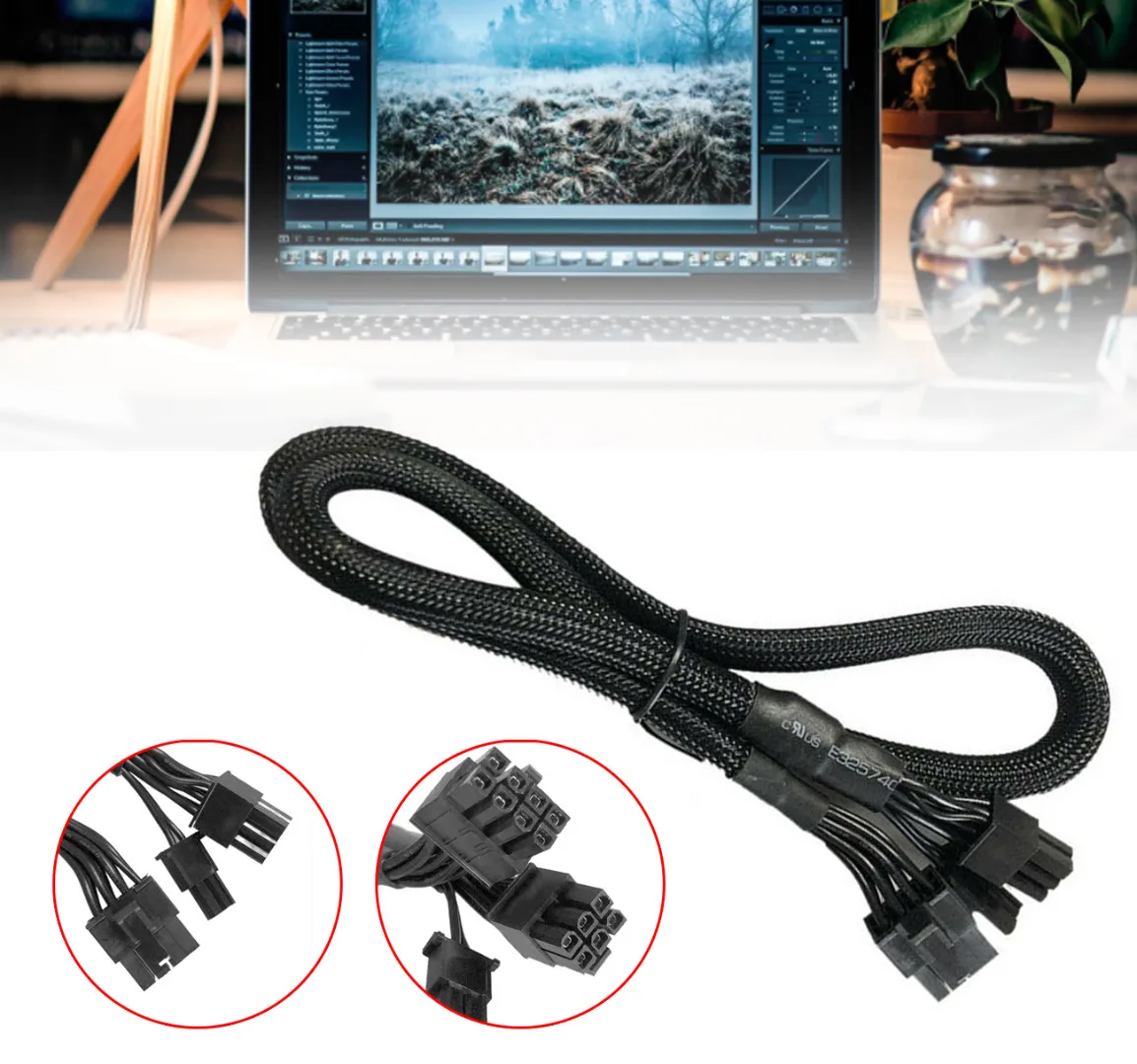 

Новый 1 шт. PCI Express GPU одиночный 8 pin/двойной 8 pin кабель питания графическая карта 8 pin 1 к 2 шнур питания компьютерные кабели