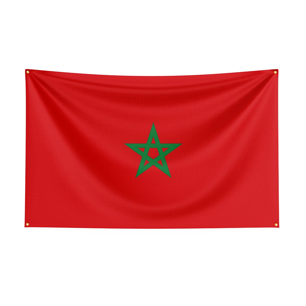 

3x5 Moroccan Flag Polyester Prlnted Other Banner For Decor ft flag banner