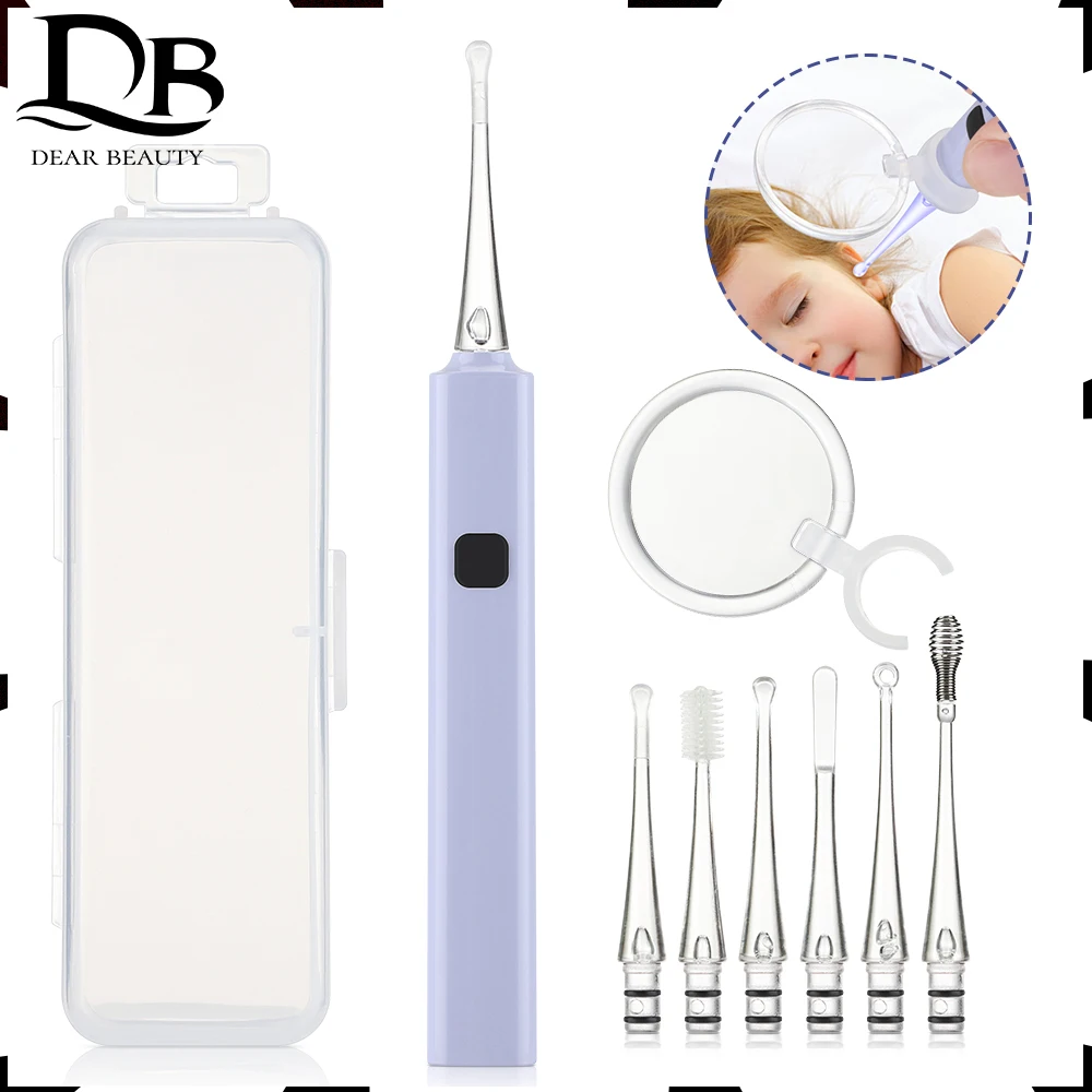 Инструмент Для Чистки Ушей 6-в-1 Детей И Взрослых Легкий Светящийся Массажер С
