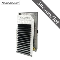 nagaraku lashes eyelash extension makeup 30 cases16 rows individual mink eyelash mix 7 15 natural soft synthetic cilios