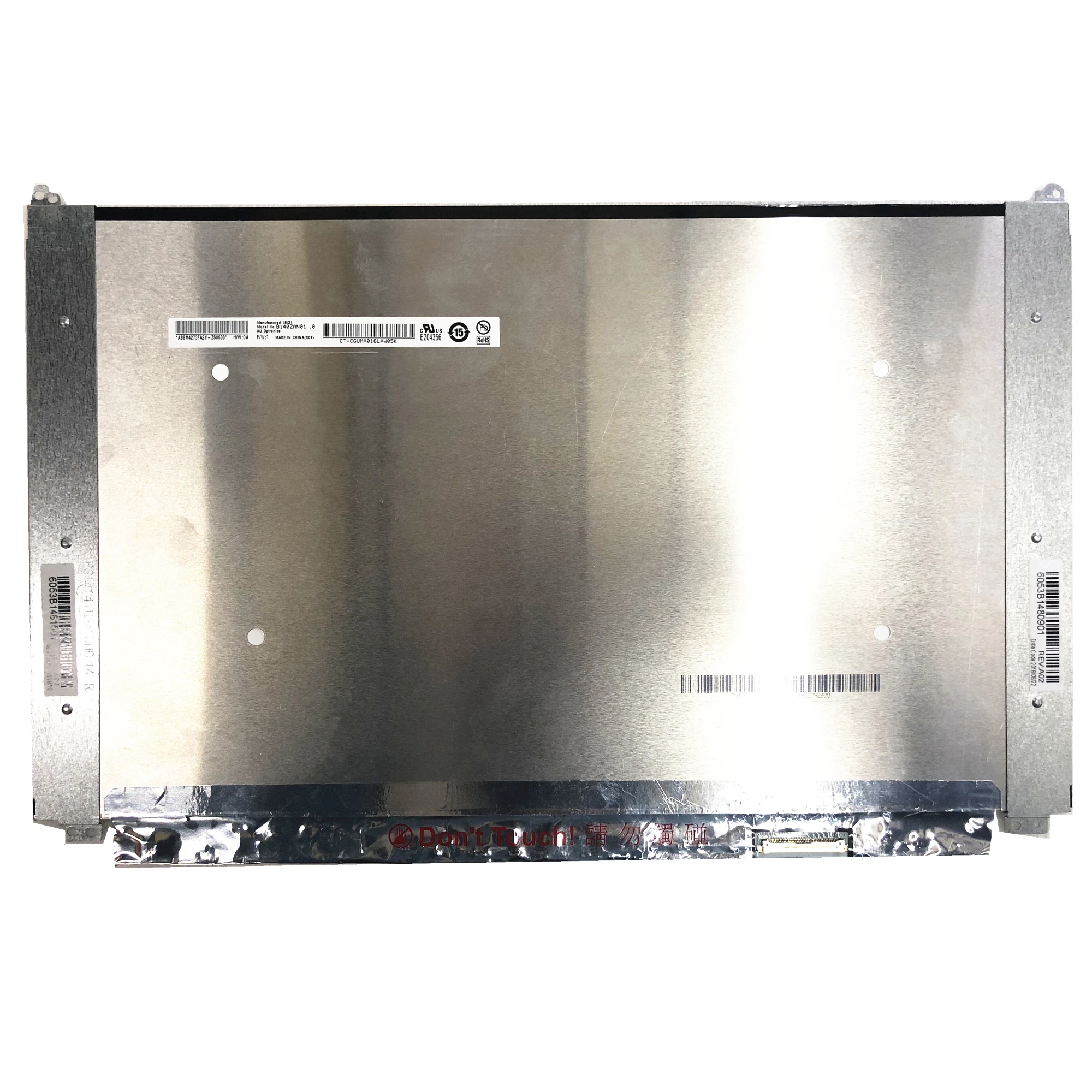

B140ZAN01.0 подходит для ноутбука с диагональю 14,0 дюйма и светодиодным ЖК-экраном, 40-контактный разъем UHD 3840*2160