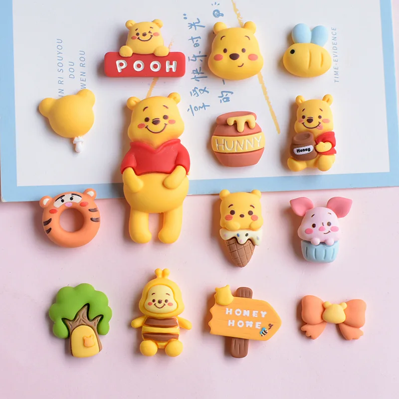 

Cartoon Bear Resin 3D Stick DIY Material Korea Guka Resin Biscuit Polco Phone Case Decoration Accessories Hair Accessories Shoes
