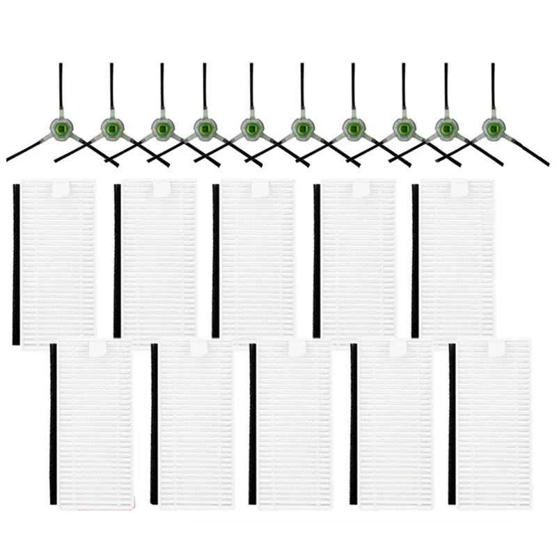 Hepa-фильтр с боковой щеткой для Lefant M200 M201 M210 M213 M520 M501-A M571 T700 U180 F1 M210B Часть пылесоса