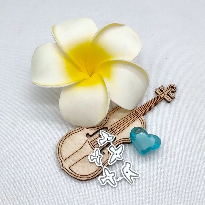 Новый металлический высекальный шаблон пять летающих голубей