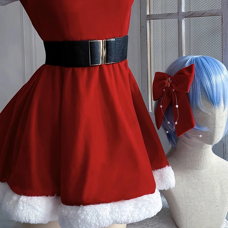 EVA Ayanami Rei Asuka Langley Soryu Рождественское красное платье Косплей Костюм Женская
