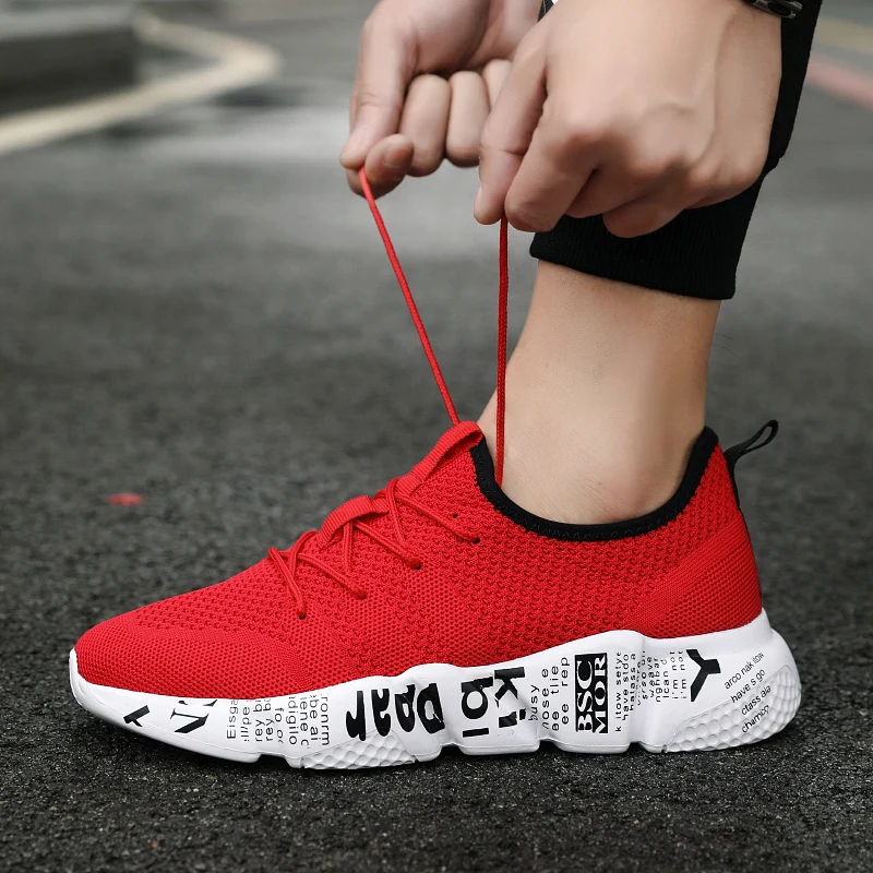 Summer Male Sneakers Tennis Sport Running Shoes Breathable Designer Men's Light Casual Shoes Trainers Jogging Walking Sneakers