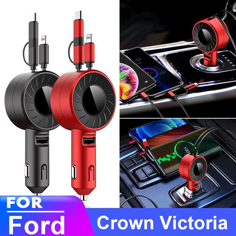 

USB Type C Car Charger for iPhone Android HUAWEI HONOR Xiaomi POCO Redmi Samsung Galaxy Realme UMIDIGI for Ford Crown Victoria