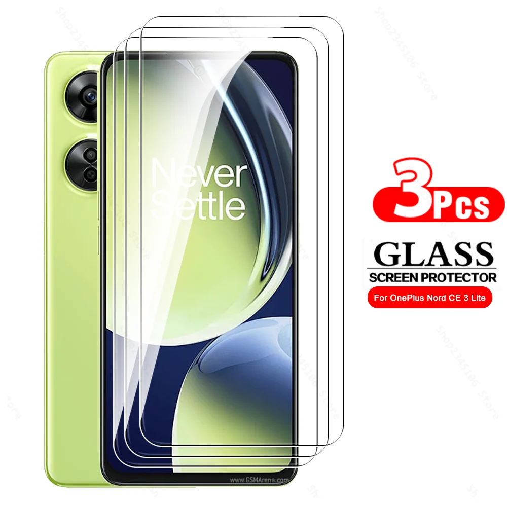 

Защитное стекло для экрана OnePlus Nord CE 3 Lite 5G 2023, закаленное защитное стекло для One Plus NordCE 3 Lite CE3 Φ CPH2467, 3 шт.
