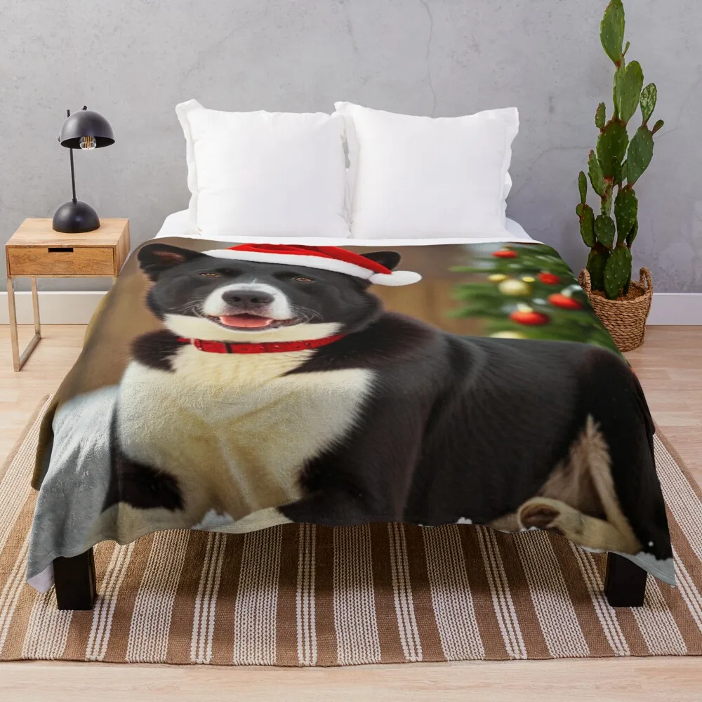 Рождественское одеяло с изображением медведя-карелика летней кровати модные