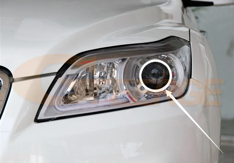 

Для Lifan X60 2011 2012 2013 2014 2015 отличный дневной свет ультра яркий COB светодиодный комплект «ангельские глазки» Halo Rings