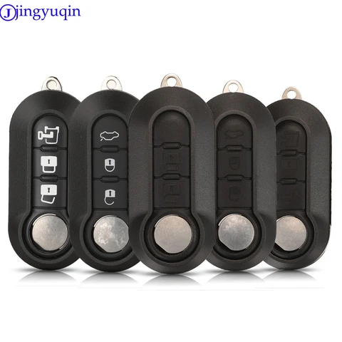 Чехол для дистанционного ключа jingyuqin для Fiat 500Panda Punto Bravo Doblo Peugeot Boxer Citroen, реле Fiat Ducato Lancia Musa