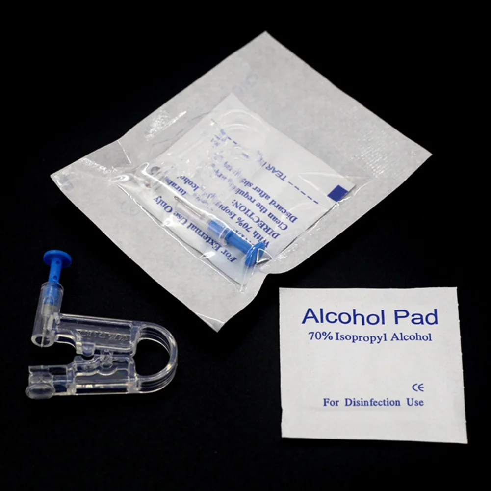 Новое безопасное для здоровья одноразовое устройство шпильки пирсинга