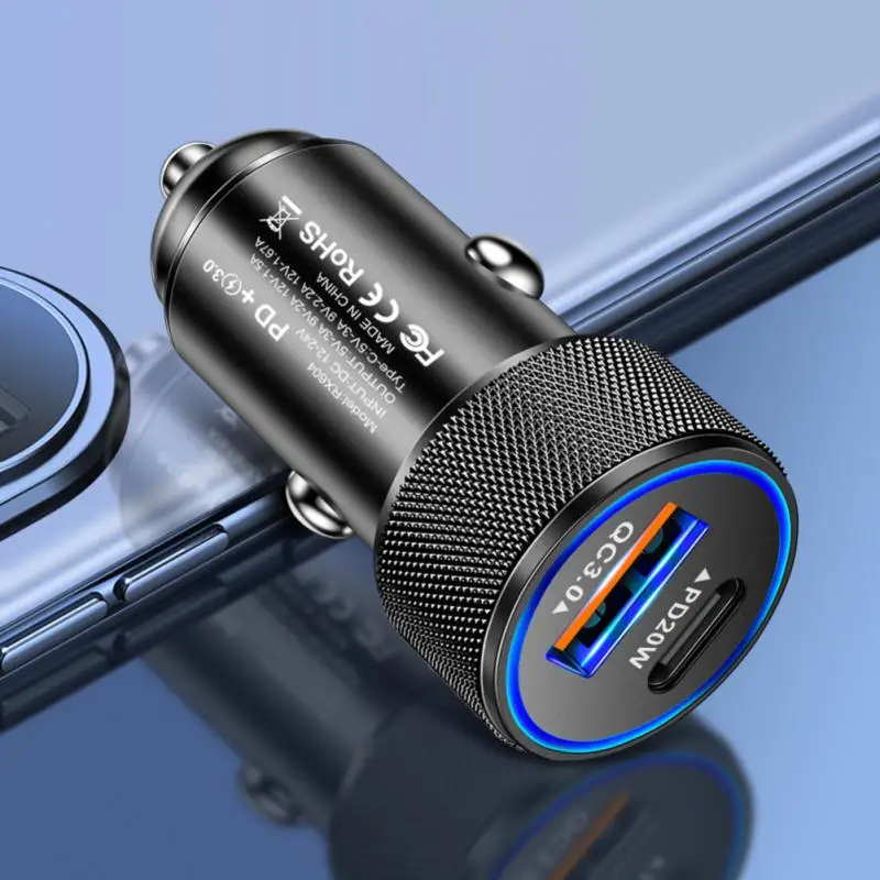 

Portable Car Charger Universal 45w Car Charger Adapter Durable Cigarette Lighter For Huawei Super Fast Charge Car Accessories