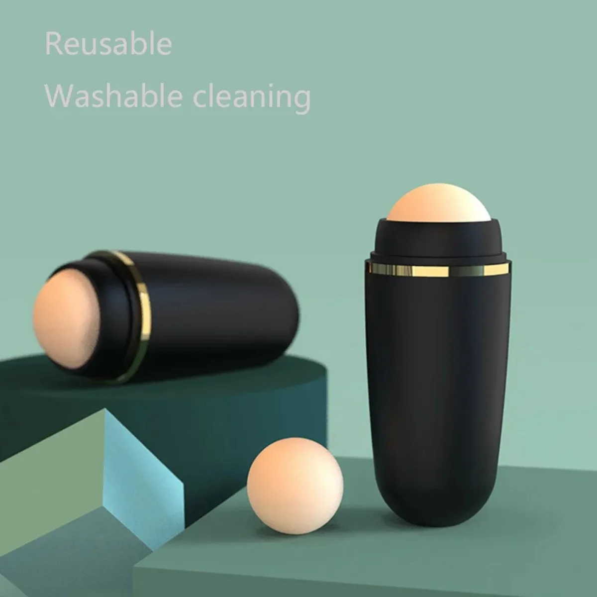 Мини-ролик Для Лица С Контролем Жирности Вулканического Камня T-Zone