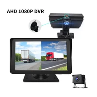 truck dvr ahd 1080p 7 inches monitor driving video recorder dual lens frontrear dual recording hd night vision reversing camera
