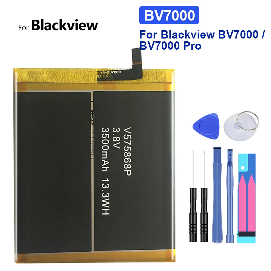 Новый аккумулятор 3500 мАч V575868P для Blackview BV7000 / BV7000 Pro, запасная батарея для мобильного телефона с номером отслеживания