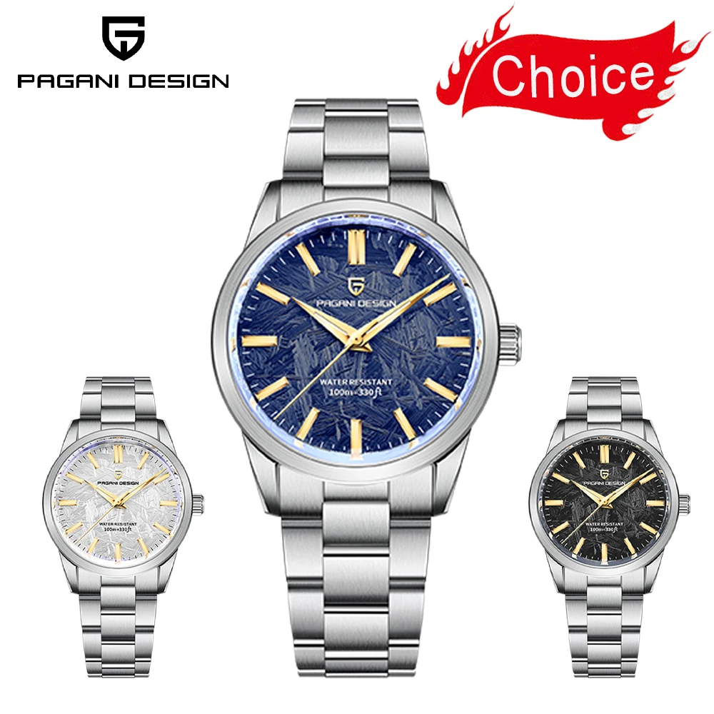 

PAGANI DESIGN 40MM Men Quartz Watches TMI VH31 Luxury Business Top Sapphire 316L Stainless Steel 100M Waterproof Watch For Men