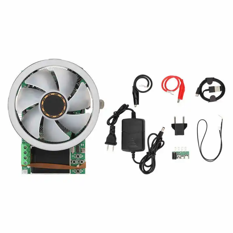 

180 Вт DC электронный тестер нагрузки вольтметр USB регулируемый постоянный ток разрядки батареи емкости монитор US вилка