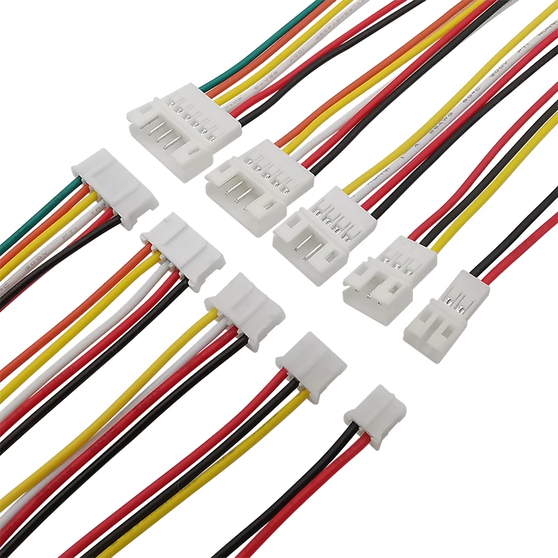 2/5/10 пар 26AWG Micro JST PH2.0mm 2-6 контактов штекер гнездовой разъем провод коннектор 20 см PH