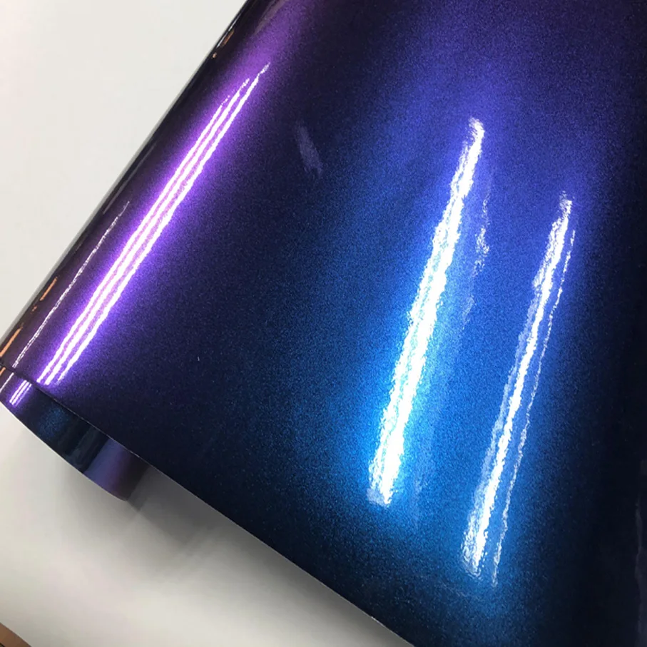 60 см * 1/2/3/4/5/6 м темно-синяя фиолетовая жемчужная фотопленка автомобильные