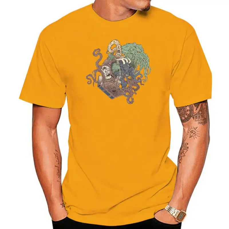 

Horror Compendium T shirt Lovecraft tee call of cthulhu tentacles books horror