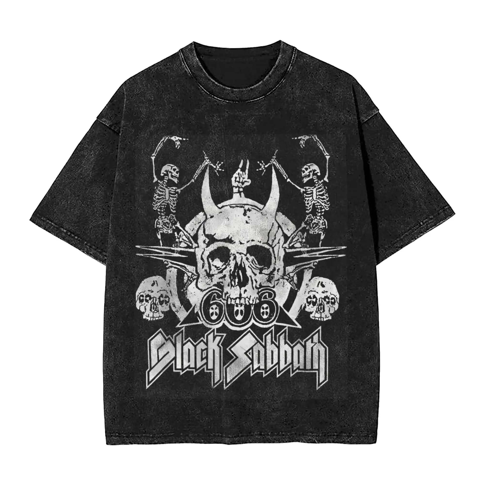 Винтажные черные Sabbath рок-группы Merch футболки для мужчин и женщин винтажные