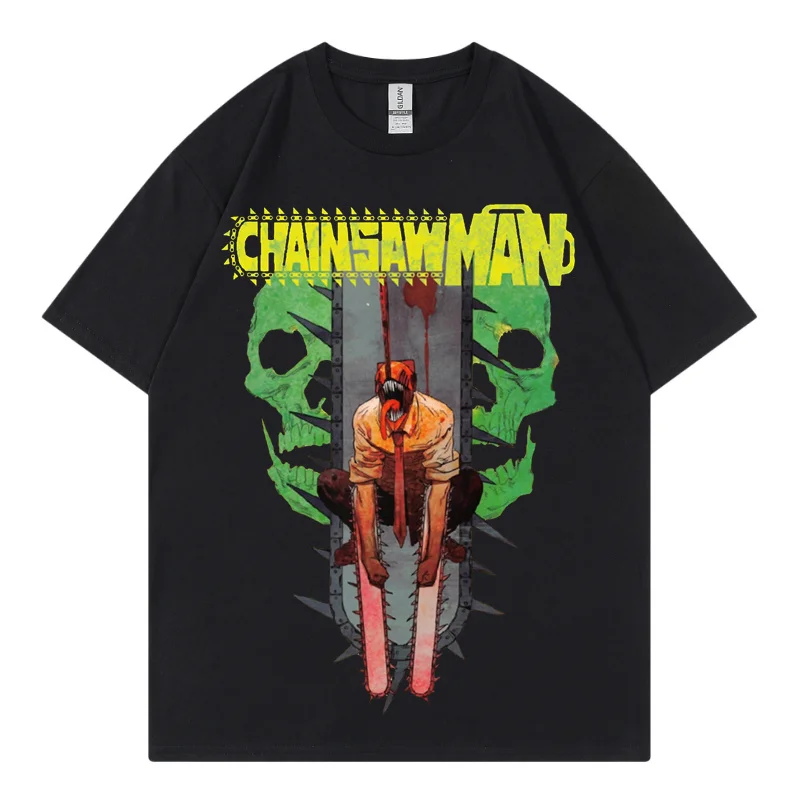 

Chainsaw Man T-Shirt Anime Manga Denji Aki Hayakawa Kon Chainsaw Man T Shirt Harajuku Man Clothes Streetwear Women Tshirt Tops