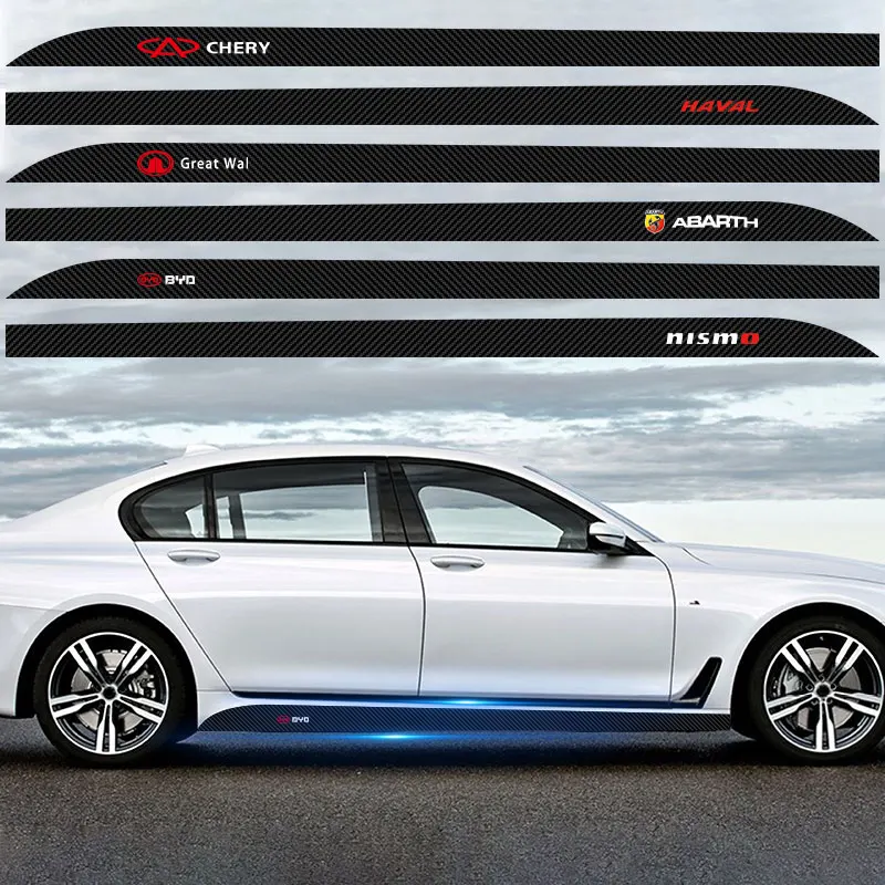 Наклейка на дверь и боковую юбку в полоску виниловая наклейка корпус для Dodge Journey