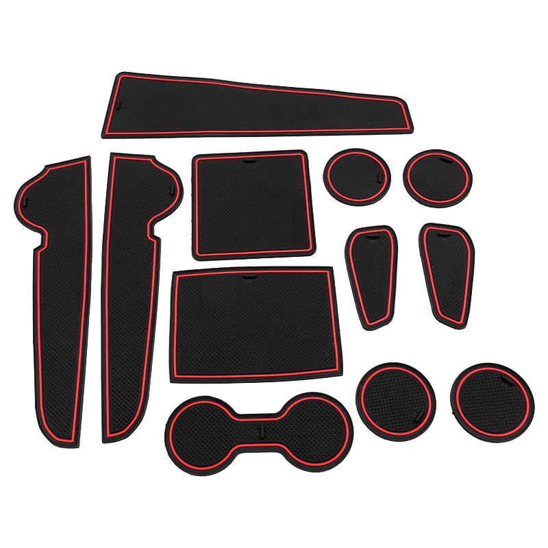 

Car Accessories For Toyota Corolla Cross XG10 2021 2022 2023 Hybrid Anti-Slip Mat Gate Slot Mats Cup Rubber Anti-Slip Pads Rug