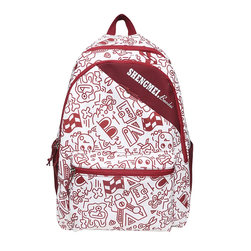 

New Fashion Girl Graffiti Design Bookbag for Teens Backpack Colleg Cute Schoolbag Laptop Rucksack Women Mochila Travel Bag