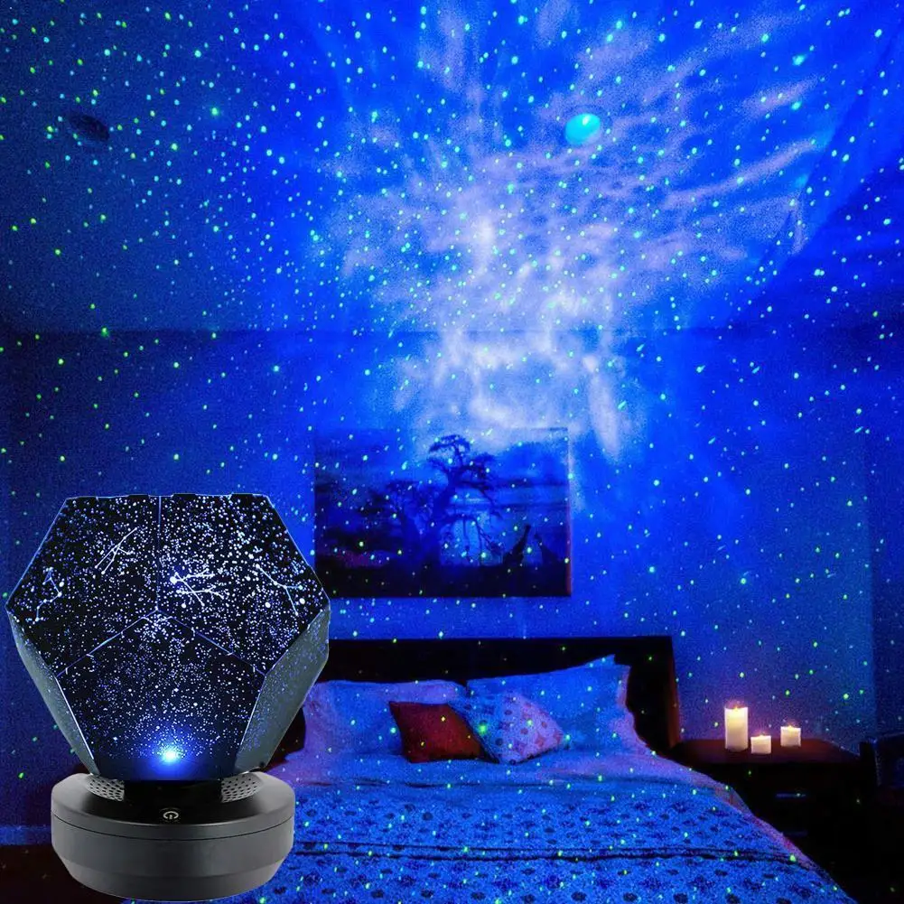 

Star Astro Cosmos Night Light Projector Lamp Decor Romantic Bedroom Starry Home T2r5
