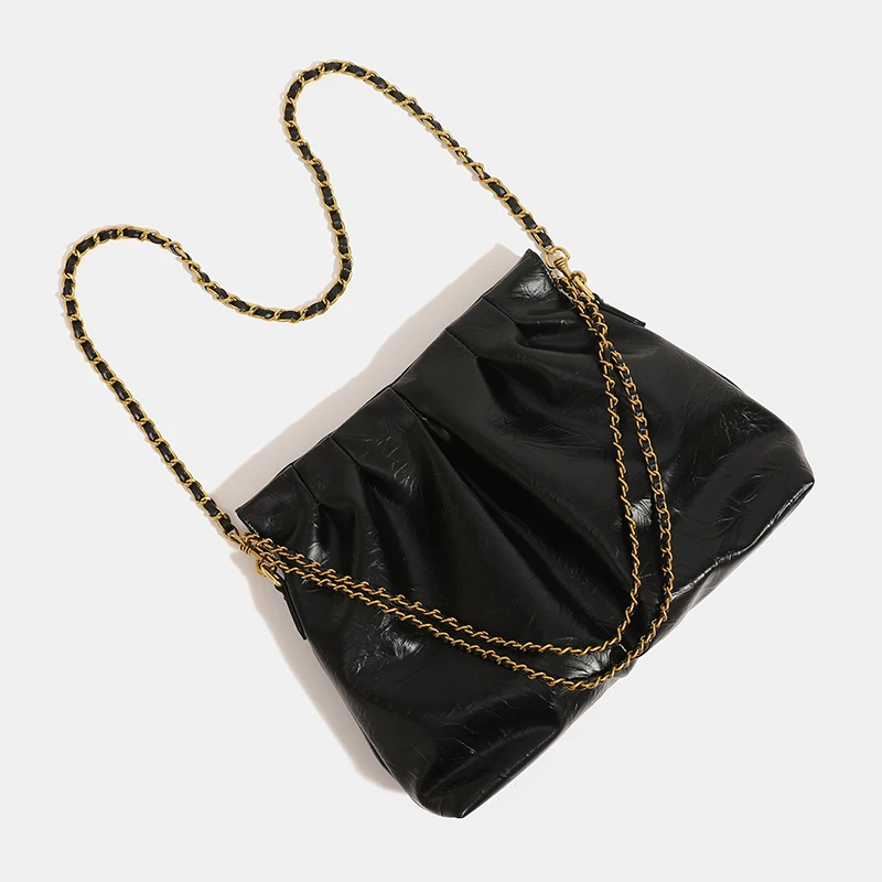 Кожаная сумка через плечо для женщин сумочки на цепочке And Bags роскошные