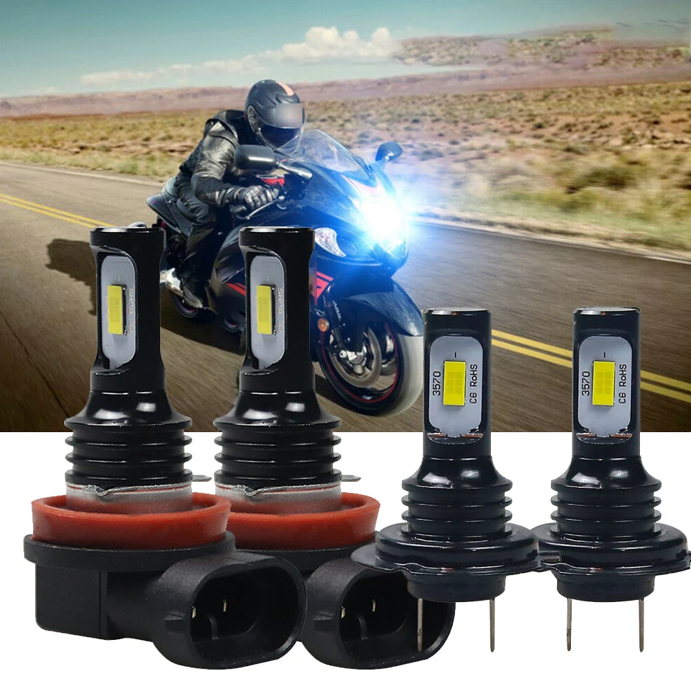 

L 8000k H7/11 LED Headlight Bulbs 10000LM/set 110W/set Constant Current CPU