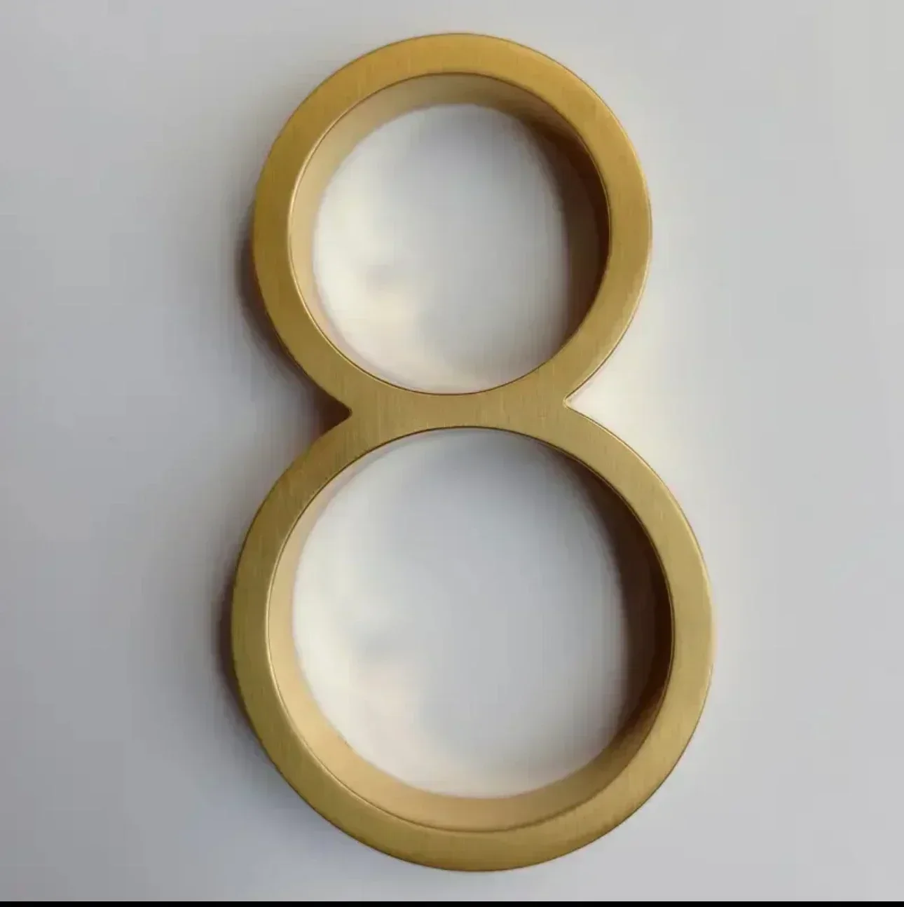 

5-дюймовые современные номера дома, металлические номера для дома на улице, плавающие адресные номера «сделай сам» с винтами, без ржавчины (золотые)