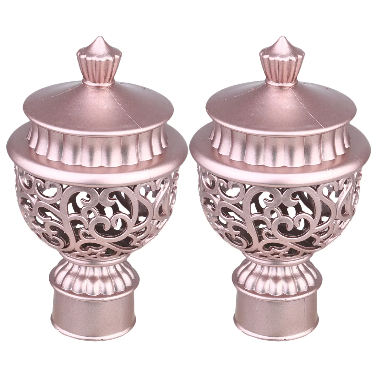 6 шт. брелок для ключей шторка заглушка окна полые финиальные фитинги