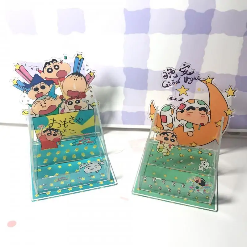 

Anime Crayon Shin-Chans Storage Box Kawaii Boochans Desktop Clutter Box Cartoon Cute Display Sweet Birthday Gift