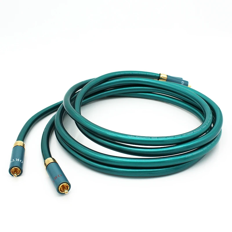 Hifi ортофон RCA кабель, Hi-end усилитель CD Interconnect 2RCA к 2RCA мужской аудиокабель