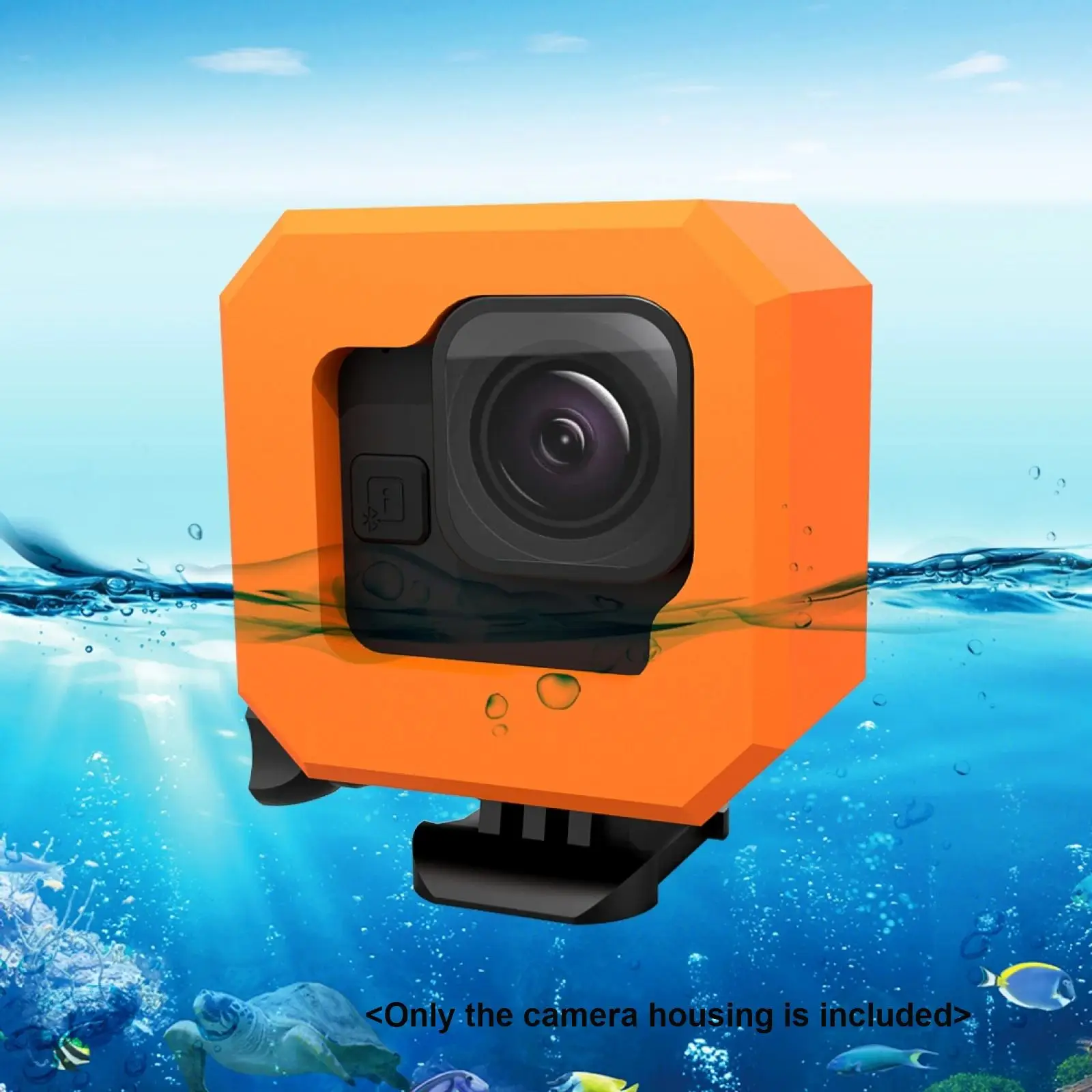Фото Плавучий чехол для экшн-камеры GoPro Hero 11, оранжевого цвета №4