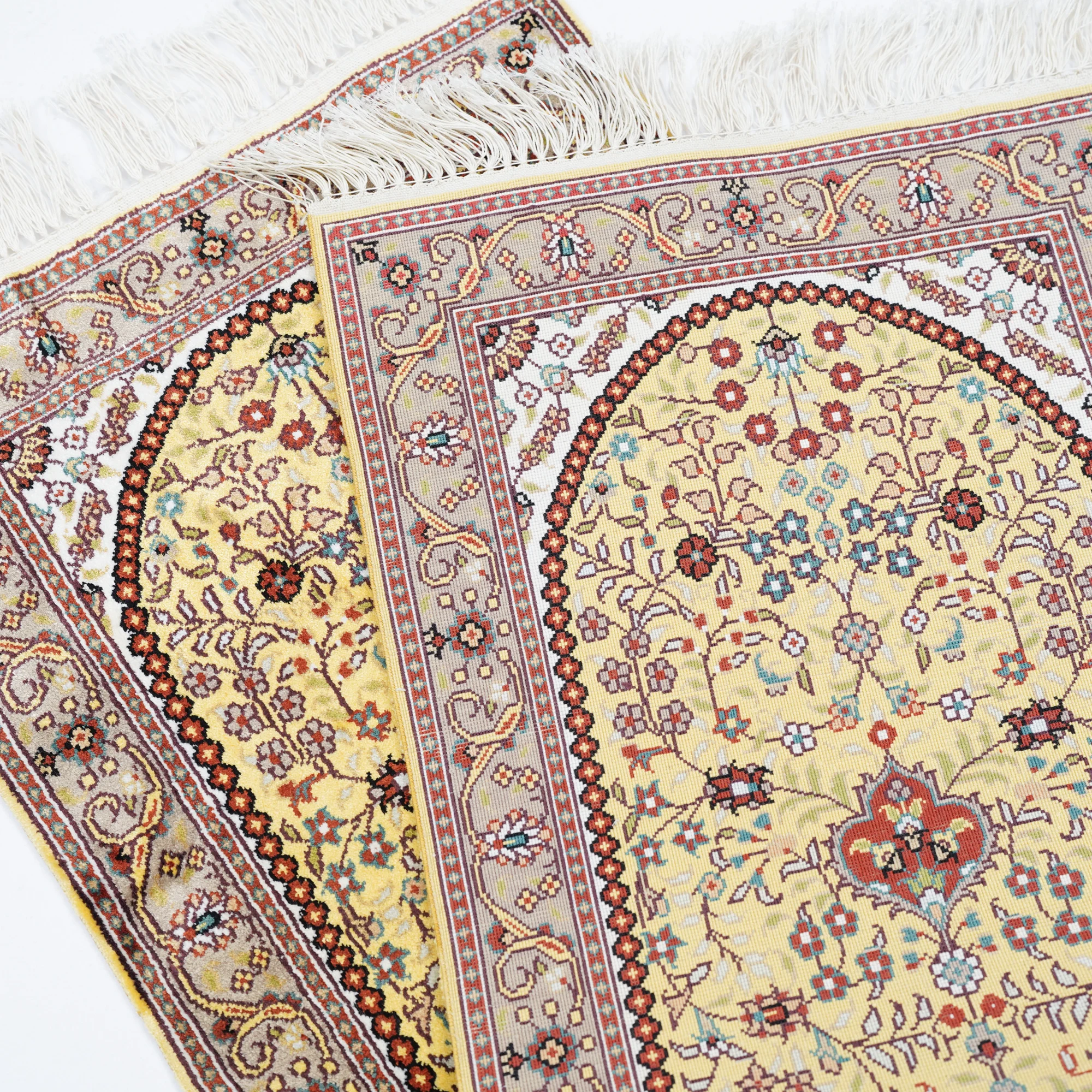 1 'x 3' маленький коврик для помещений шелковые ковры ручной работы (LJH034) |